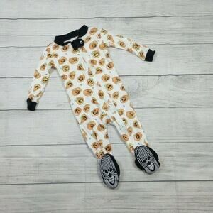 3/6m Burts Bees Jack-o'-lantern Sleeper